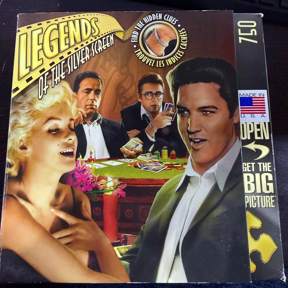 MasterPieces Legends‎ of the Silver Screen 750 Piece Puzzle Hollywood Stars